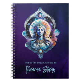 Caderno Espiral Asherah Mãe Deusa da Criação Tarot Diário