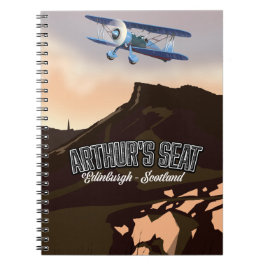 Caderno Espiral Assento de Artur Edimburgo Escócia