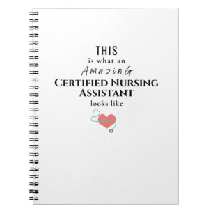 Caderno Espiral Assistente de Enfermagem Certificado