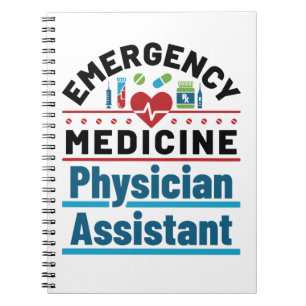 Caderno Espiral Assistente médico de emergência