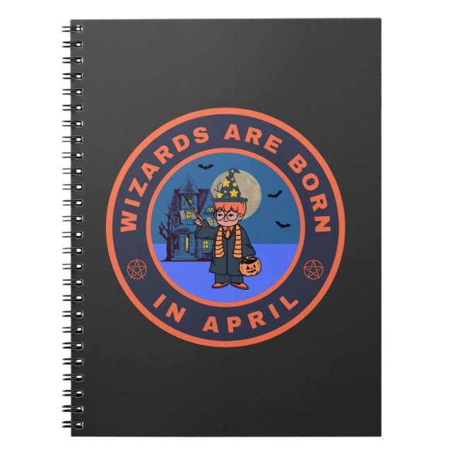 Caderno Espiral Assistentes são nasceres em abril (Frente)