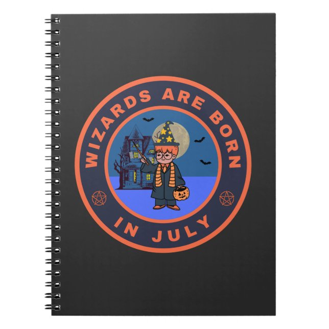 Caderno Espiral Assistentes são nasceres em julho (Frente)