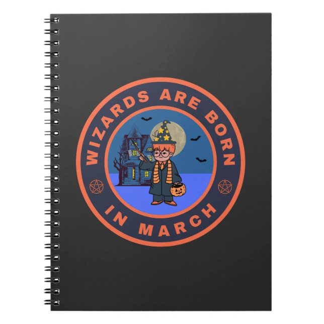 Caderno Espiral Assistentes são nasceres em março (Frente)