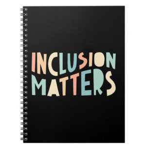 Caderno Espiral Assuntos De Inclusão, Camisa De Educação Especi