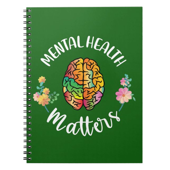 Caderno Espiral Assuntos de Saúde Mental | Sensibilização para a s (Frente)