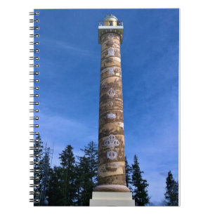 Caderno Espiral Astoria Column, Oregon
