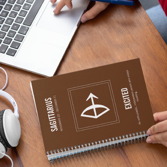 Caderno Espiral Astrologia Sagitário (Criador carregado)