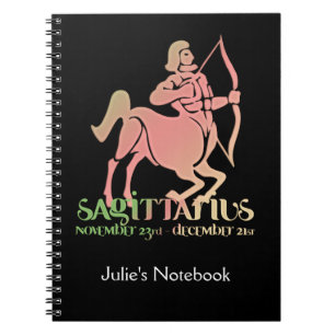 Caderno Espiral Astrologia Sagitário Zodiac d1 Notebook 2