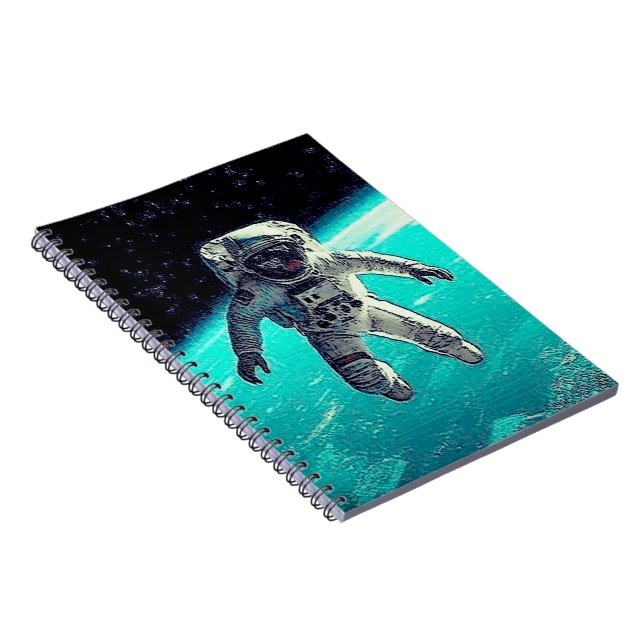 CADERNO ESPIRAL ASTRONAUT UNTETHERED (Lado Direito)