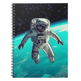 CADERNO ESPIRAL ASTRONAUTA SEM CORDA