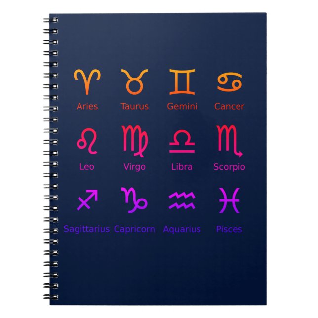 Caderno Espiral astros NOTEBOOK (Frente)