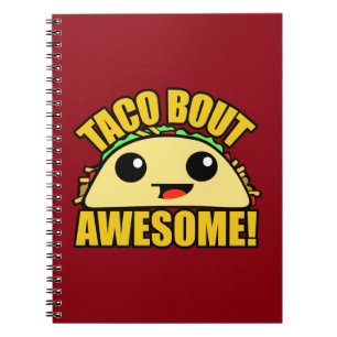 Caderno Espiral Ataque do Taco impressionante