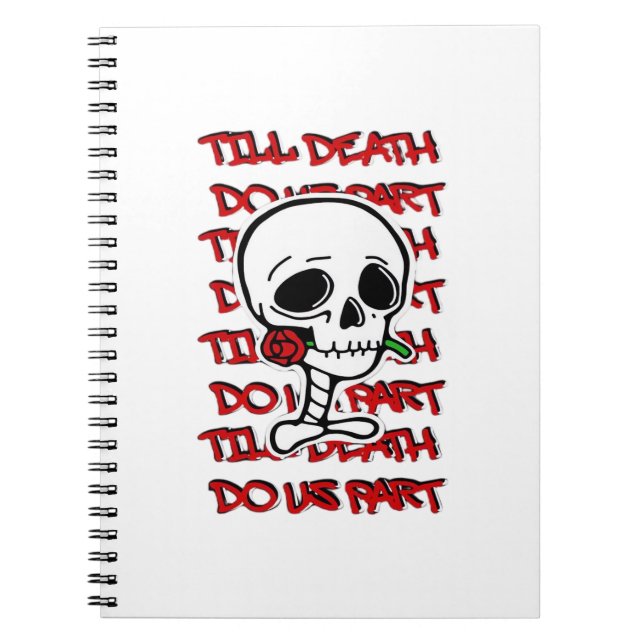 Caderno Espiral Até que a morte nos separe do clássico - o Hallowe (Frente)
