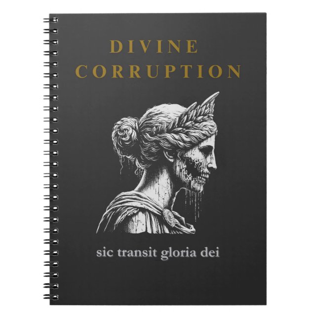 Caderno Espiral Atena Zumbi (Frente)