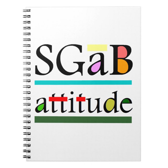 Caderno Espiral Atitude do esguicho (Frente)