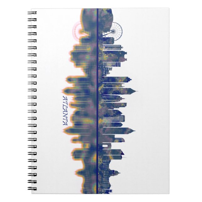 Caderno Espiral Atlanta Skyline (Frente)