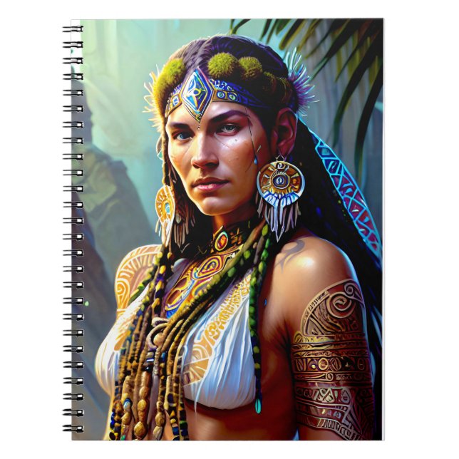Caderno Espiral Atlantean Shaman Notebook (Frente)