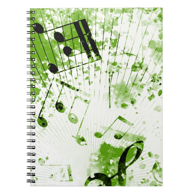 Caderno Espiral Atmosfera Musical 7 (Frente)