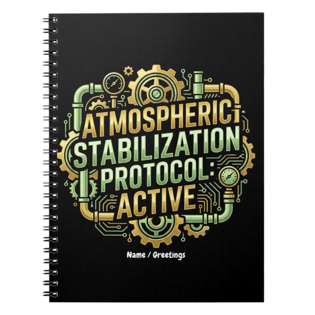 Caderno Espiral Atmospheric Stabilization Protocol Active  (Frente)