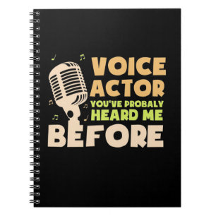 Caderno Espiral Ator de Voz