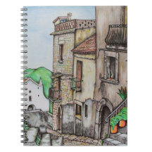 Através de Costarella e de monastério