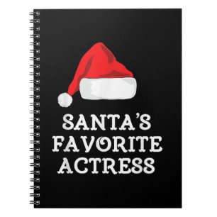 Caderno Espiral Atriz favorita Atriz de Natal