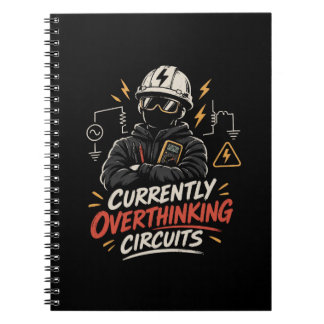 Caderno Espiral Atualmente Pensando Demais em Circuitos - Elétrico