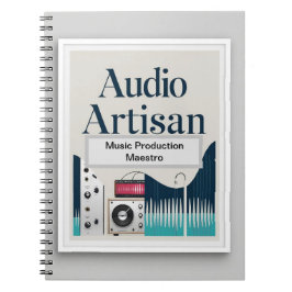 Caderno Espiral Audio Artisan - Maestro de Produção de Música