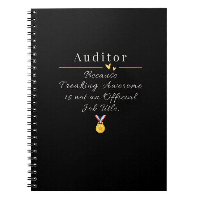 Caderno Espiral Auditor (Frente)