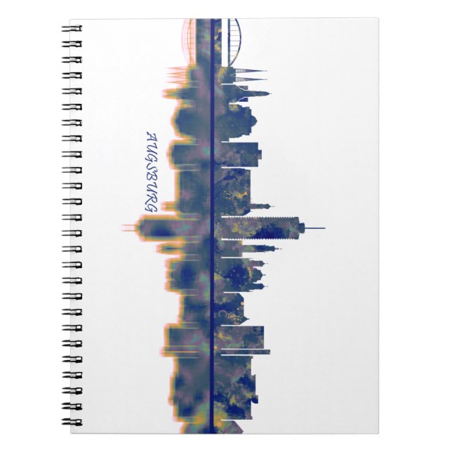 Caderno Espiral Augsburg Skyline (Frente)