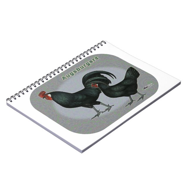Caderno Espiral Augsburger Fowl (Left Side)