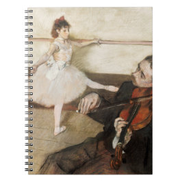 Caderno Espiral Aula de Dança de Edgar Degas. Imigração venenosa
