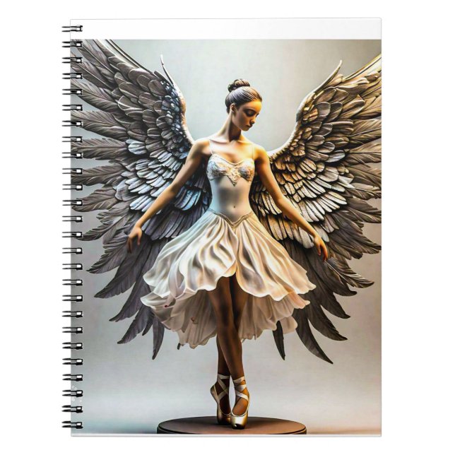 Caderno Espiral Auréia Diafanosa (Frente)