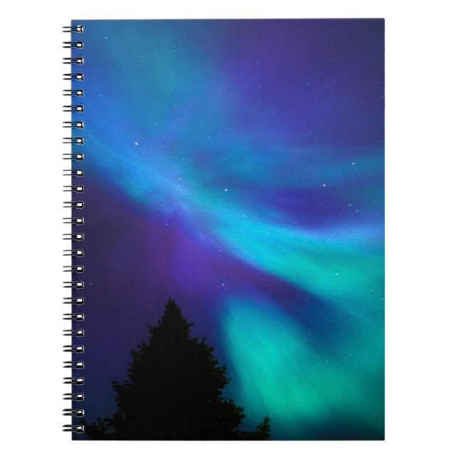 Caderno Espiral Aurora Boreal | Canadá Ontário Sudbury (Frente)