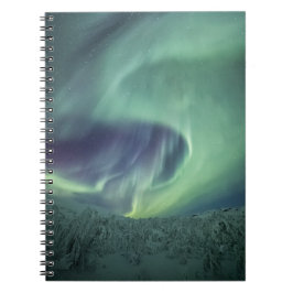 Caderno Espiral Aurora Borealis Noruega