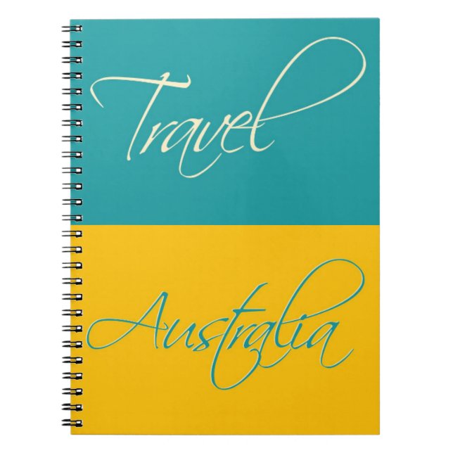 Caderno Espiral Austrália:Notebook Viagem (Frente)