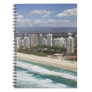 Caderno Espiral Austrália, Queensland, Gold Coast, Main Beach -