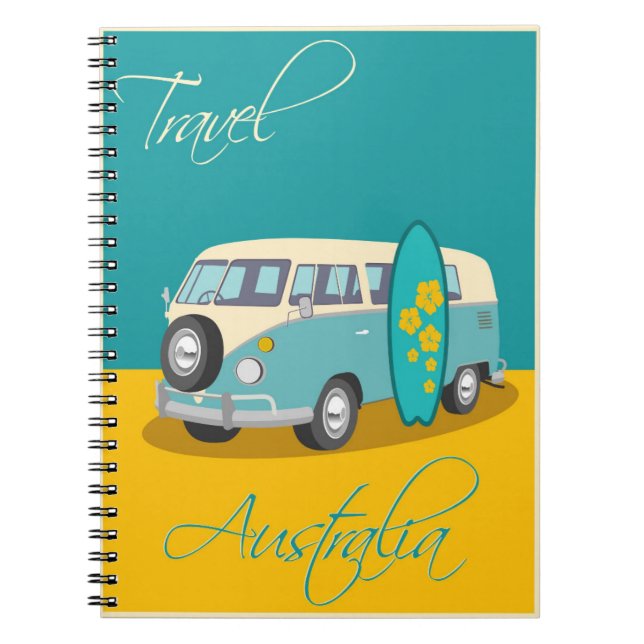 Caderno Espiral Austrália:Viagem (Frente)