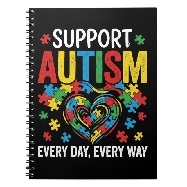 Caderno Espiral Autism awareness (Frente)
