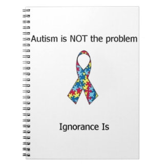 Caderno Espiral Autismo contra a ignorância