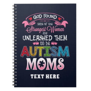 Caderno Espiral Autismo personalizado Mães a mais forte inspiração