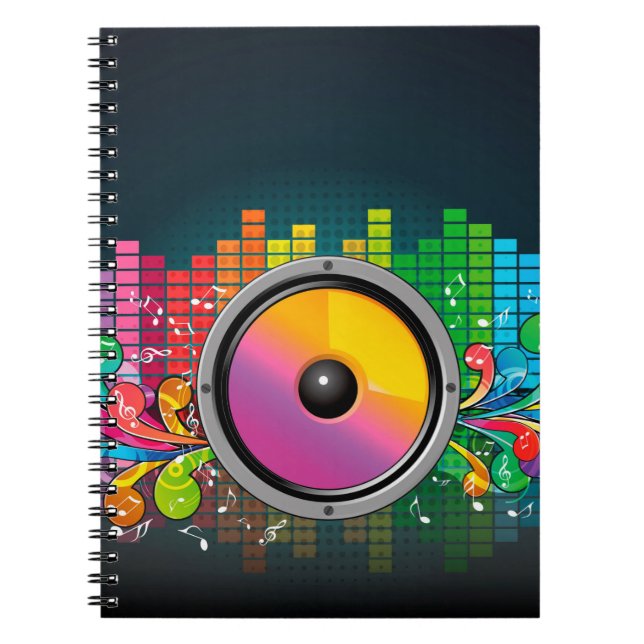 Caderno Espiral Auto-falante (Frente)