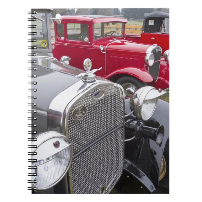Caderno Espiral Automóveis Ford antigos (Frente)
