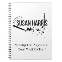 Autora Susan Harris Notebook