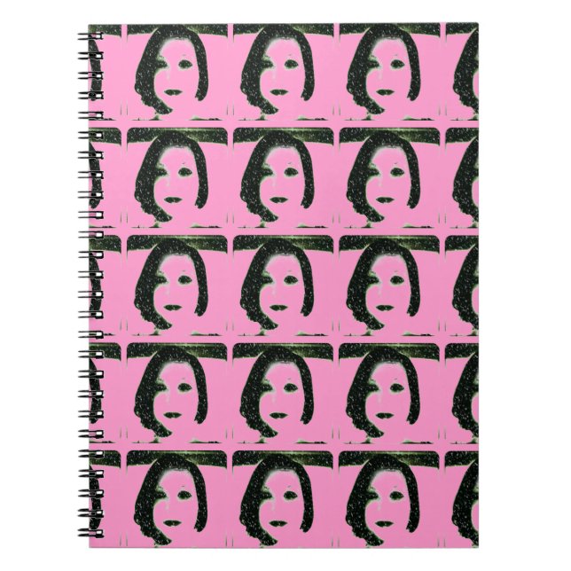 Caderno Espiral Autorretrato de Neve (Frente)