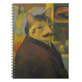 Caderno Espiral Autorretrato de Paul Gauguin como um Gato
