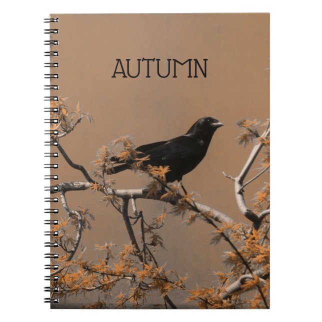 Caderno Espiral Autumn Crow (Frente)
