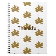 Autumn deixa aquarela Foto Espiral Notebook