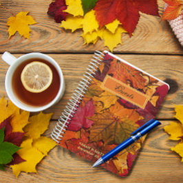 Caderno Espiral Autumn Deixa Guestbook Personalizado