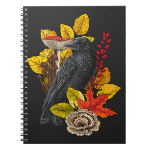 Caderno Espiral Autumn raven 2